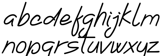 Ladybug font regular Font LOWERCASE