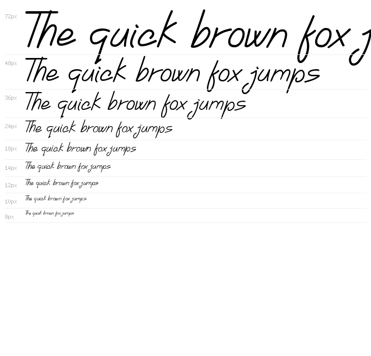 Ladybug font regular Waterfall