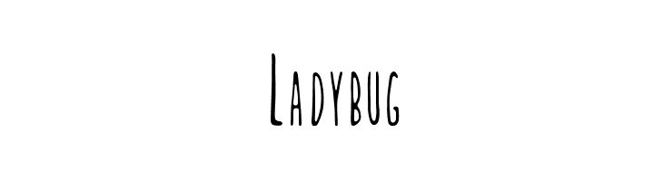 Ladybug  Frei Schriftart Herunterladen