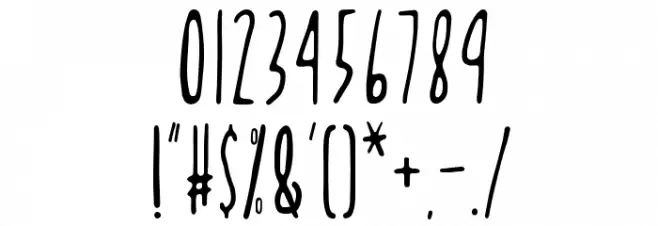 Ladybug Font OTHER CHARS