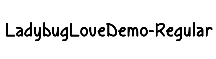 LadybugLoveDemo-Regular Font