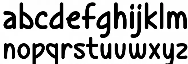 LadybugLoveDemo-Regular फ़ॉन्ट लोअरकेस