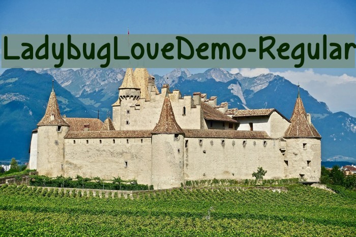 LadybugLoveDemo-Regular フォント examples