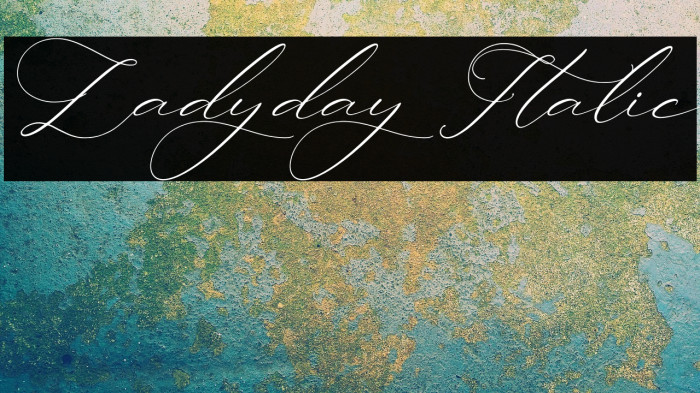 Ladyday Italic Example 1