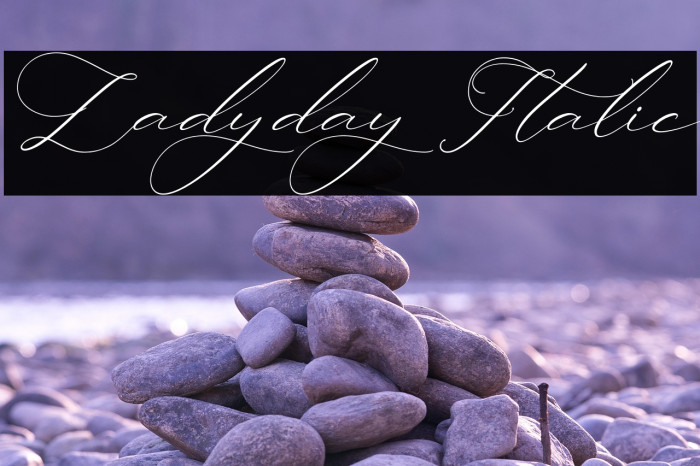 Ladyday Italic Example 2