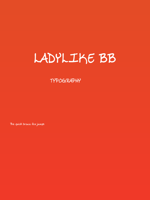 Ladylike BB Poster