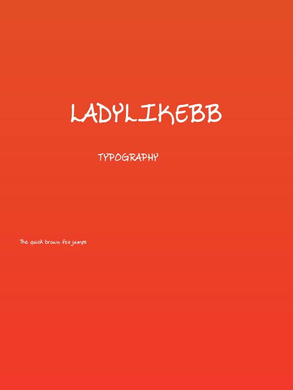 LadylikeBB Poster