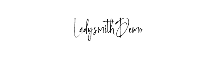 Ladysmith Demo  baixar fontes gratis