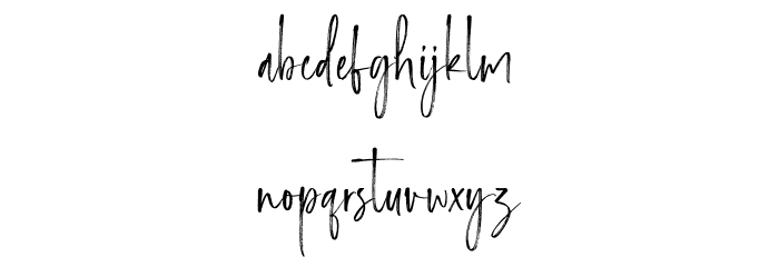 Ladysmith Demo Font LOWERCASE