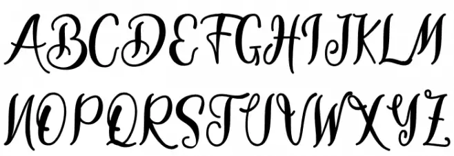 Ladysta - Personal Use Schriftart Groß