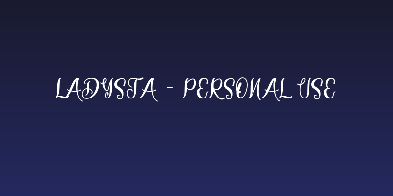 Ladysta - Personal Use Social Header