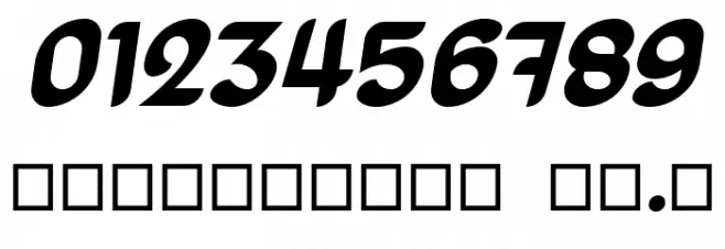 Laedoomai Italic Font OTHER CHARS