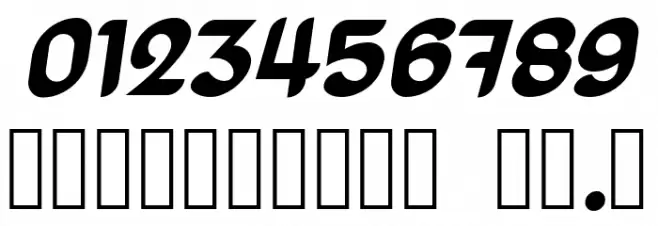 Laedoomai Italic Font OTHER CHARS