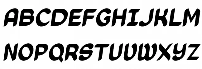 Laedoomai Italic 字体 大写