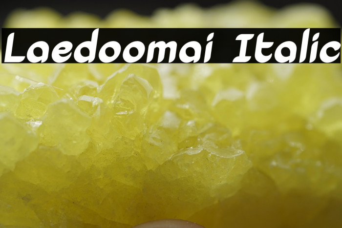 Laedoomai Italic Example 1