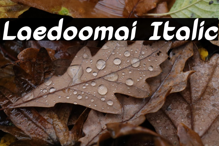 Laedoomai Italic Example 3