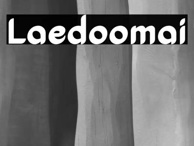 Laedoomai Font examples