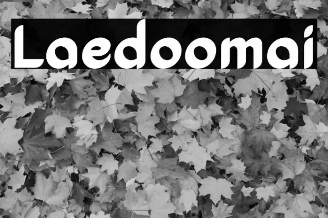 Laedoomai Font examples