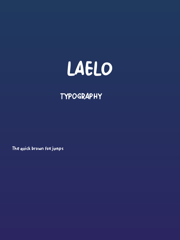 Laelo Poster