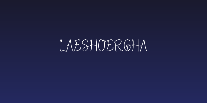 Laeshoergha Social Header
