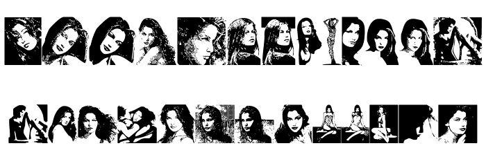LaetitiaBats1 Font LOWERCASE