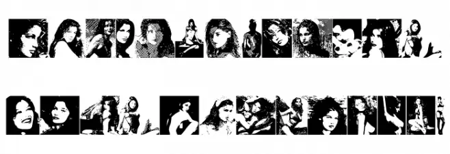 LaetitiaBats Font UPPERCASE