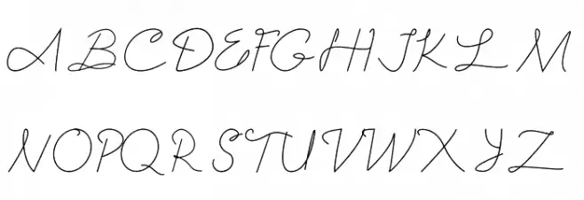 Lafamaria Schriftart Groß