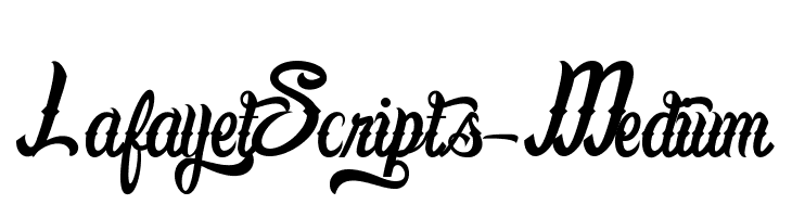 LafayetScripts-Medium  les polices de caractères gratuit tlcharger