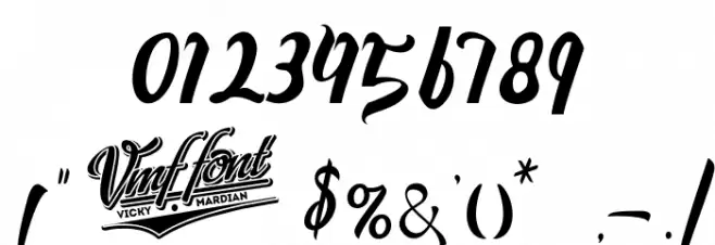 LafayetScripts-Medium Font OTHER CHARS