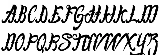 LafayetScripts-Medium Fonte MAIÚSCULAS
