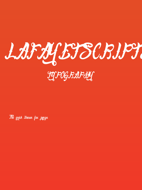 LafayetScripts-Medium Poster