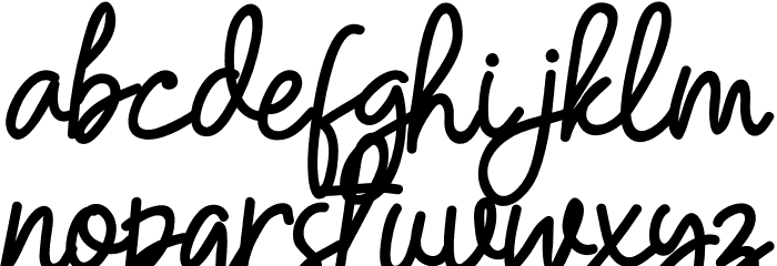 Lafentha Font LOWERCASE