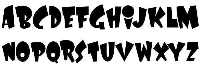 LaffRiotNF Font LOWERCASE