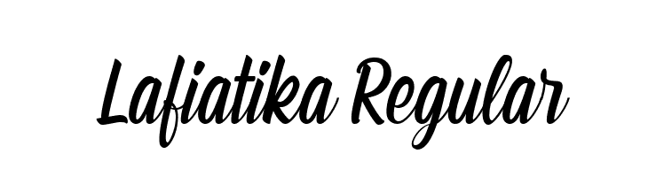 Lafiatika Regular  Fuentes Gratis Descargar
