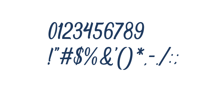 Lafiatika Regular Other Characters