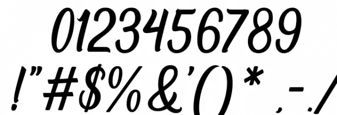 Lafiatika Regular Font OTHER CHARS