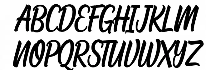 Lafiatika Regular Schriftart Groß