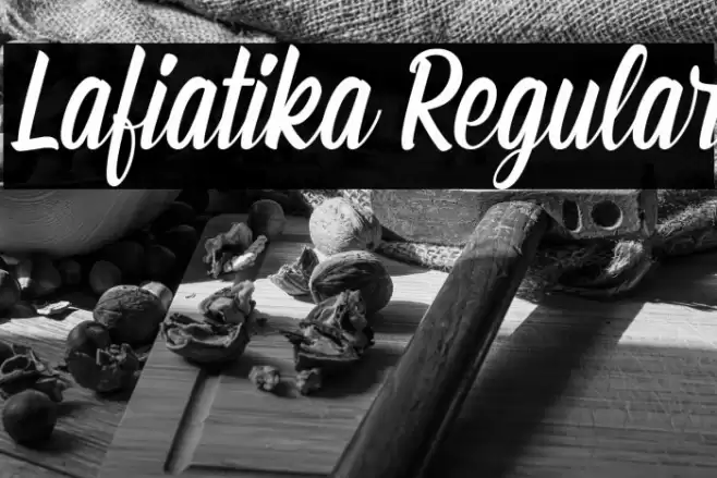 Lafiatika Regular Font examples