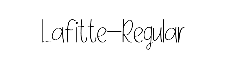 Lafitte-Regular  免费字体下载