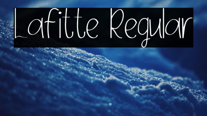 Lafitte Regular Example 3