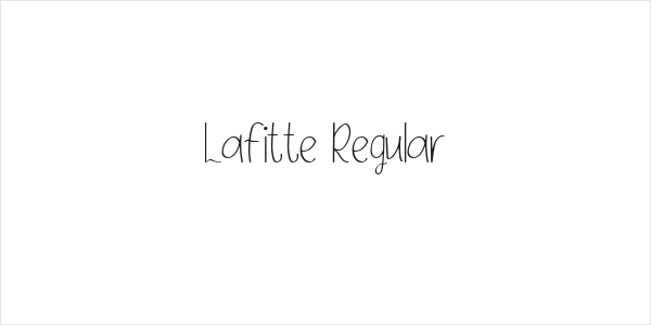 Lafitte Regular Logo