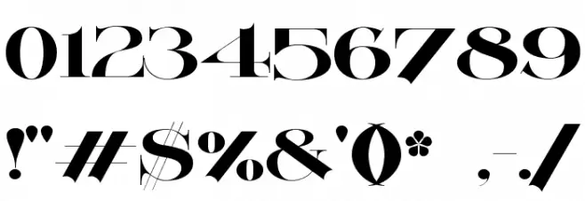 Lafitte Font OTHER CHARS