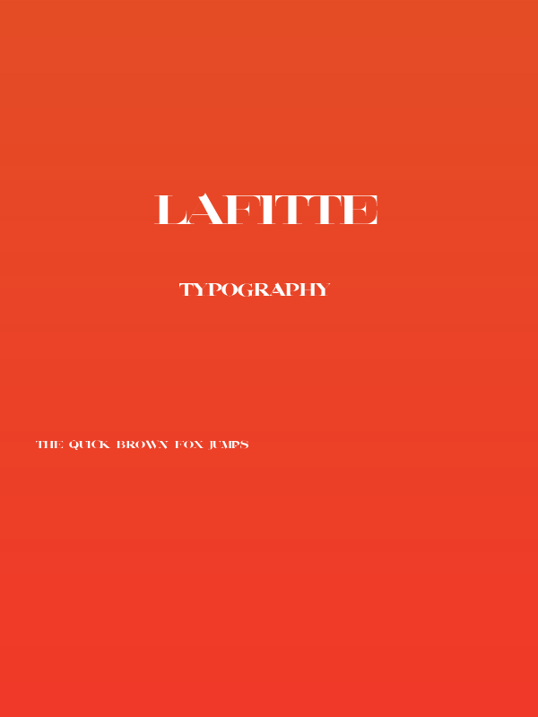 Lafitte Poster