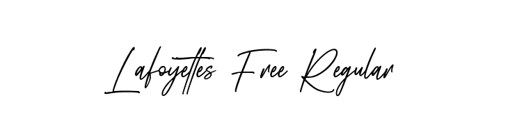 Lafoyettes Free Regular  font caratteri gratis