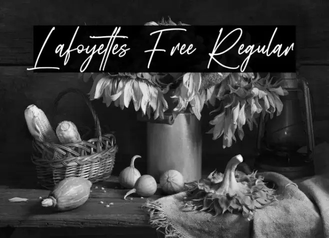 Lafoyettes Free Regular Example 3