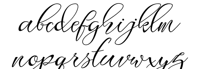 Lagena Font LOWERCASE