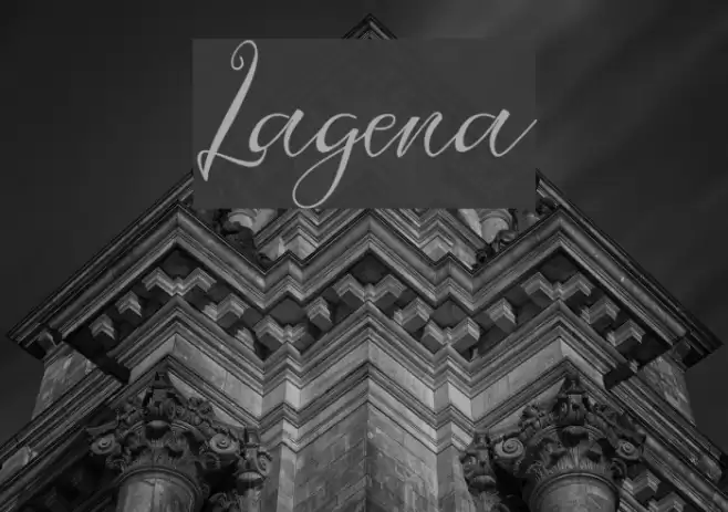 Lagena Font examples