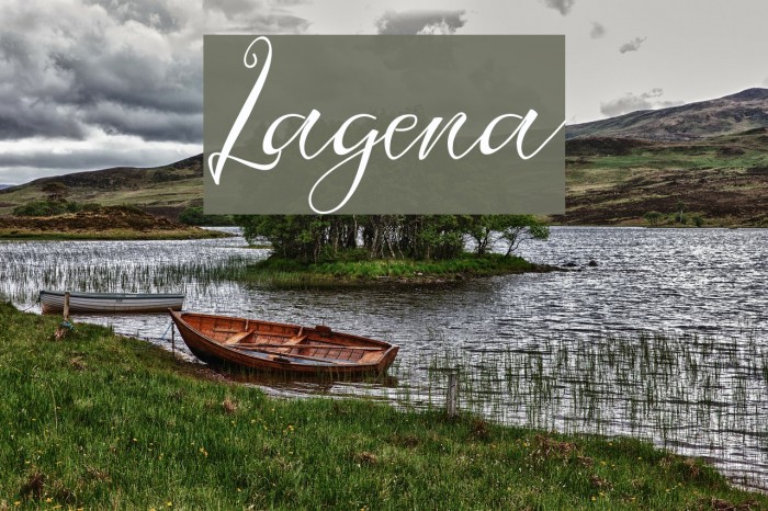 Lagena Font examples
