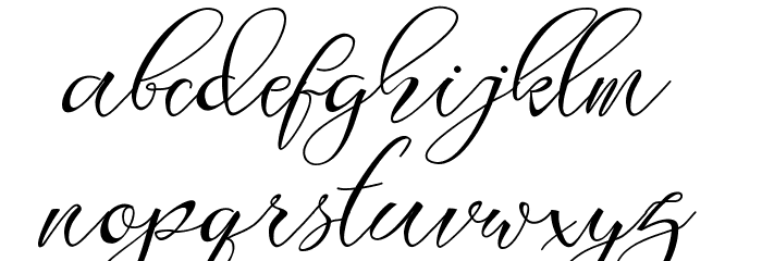 Lagena Font LOWERCASE