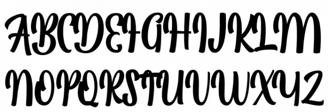 Laggran Script FREE Fonte MAIÚSCULAS